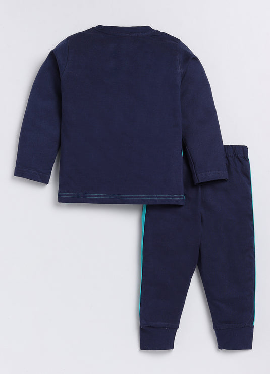 Jungle squad Cotton Sinker Sweatshirt & Jogger Full Sleeves Clothing Set