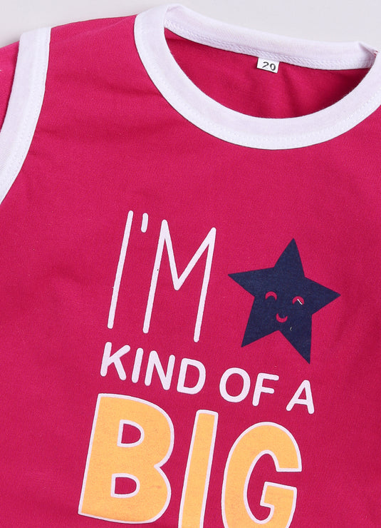 I'm Kind of big deal Cotton Sinker Sweatshirt & Jogger Full Sleeves Clothing Set