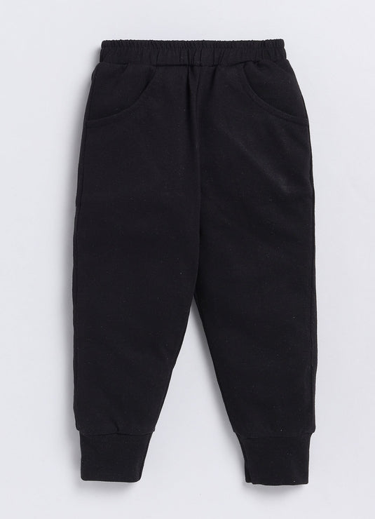 Streetwear Zipper Cotton Sinker Hoodie & Jogger Full Sleeves Clothing Set (Grey & Black)