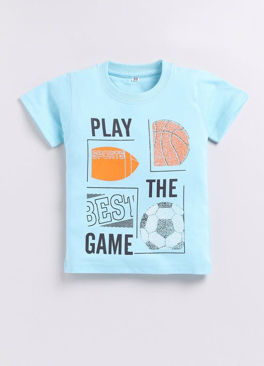 Triple Play Sports Champ T-Shirt and Shorts Set for kids Boys