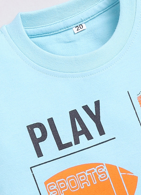 Triple Play Sports Champ T-Shirt and Shorts Set for kids Boys
