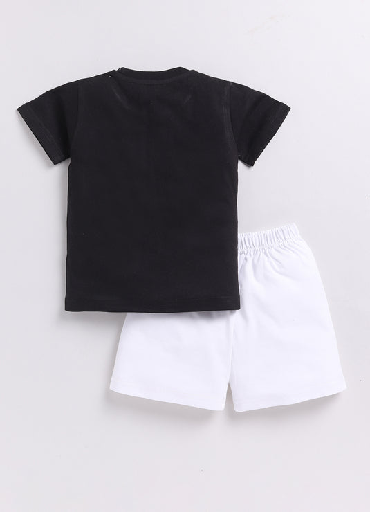Stylish Cool Racer Summer T-shirt & Short Set for kids Boys