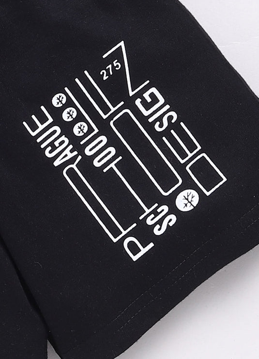 Sunshine Breeze Golden Yellow and Black Summer Set for kids Boys