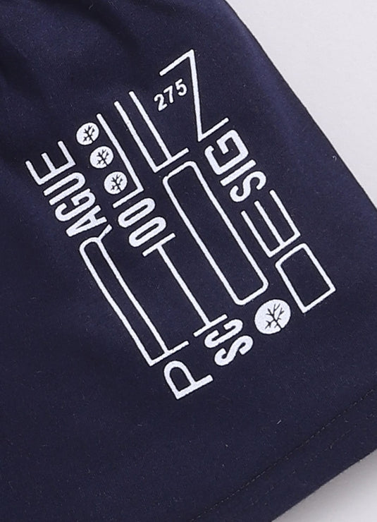 Rosy Charm Rose Pink and Black Summer Set for Kids Boys